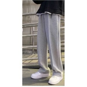 Plain BAGGY ASH Joggers PANTS FOR Mens And Women