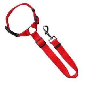 Nylon Pet Dog Cat Car Seat Belt Adjustable Harness Seatbelt Lead Leash For Small Medium Dogs Travel