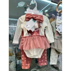 Pl Baby  4in1 Tutu Body Suit And Leggings Set;y Yy