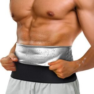 (BH26-Silver)Men Hot Sweat Sauna Vest Waist Trainer Slimming Body Shapers Fajas Shapewear Corset Gym Underwear Fat Burn Slim Tank Top MAA