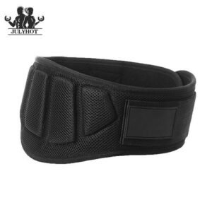 (Black)Sport Waist Support Compression Belt Highly Elastic Sweat-absorbing Breathable Lumbar Back Brace For Fitness Weightlifting Squat MAA