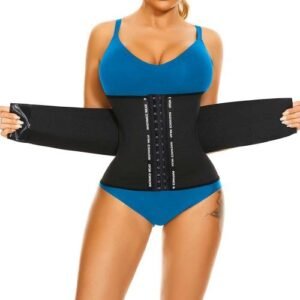 (SF9378-B)SEXYWG Waist Trainer For Women Weight Loss Belly Belt Fitness Waist Cincher Tummy Control Band Slim Girdle Fat Burner Workout MAA