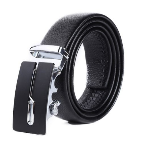 Exclusive Men's Belt Leather Automatic Buckle Belts
