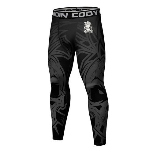 Cody Lundin Sublimation Printing Bjj Mma Compression Leggings Men Muscular Workout Gym Tights Quickly Dye Skinny Swimming Pants