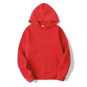 Plain Red Hoodie