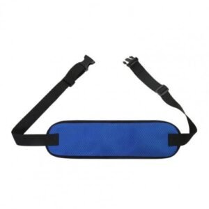 (Blue)Breathable Wheelchair Seat Belt Soft Anti-falling Adjustable Protective Wheelchair Belt Strong Chair Waist Lap-Strap For Kids MAA