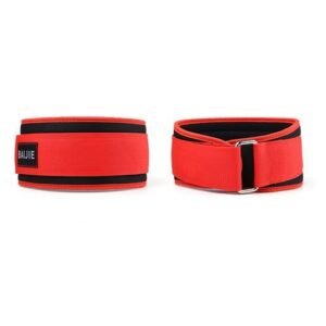 (Red)Gym Belt For Men Women Weightlifting Deadlift Squat Strength  Waist Back Support Powerlif JIN