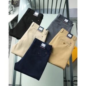 5 In 1 Quality Chinos Trousers  For Men- Black, Navy Blue, Brown And Grey
