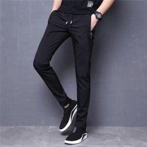 Men's Loose Breathable Straight Leg Casual Pants Quick Dry Stretch Sweatpants