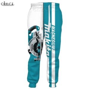 Hx Excavator Trousers 3d Graphic Caterpillar Splicing Casual Sweatpants Harajuku Sportpants Men Clothing Joggers