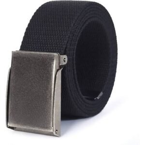 Quality Canvas  Belts - Black