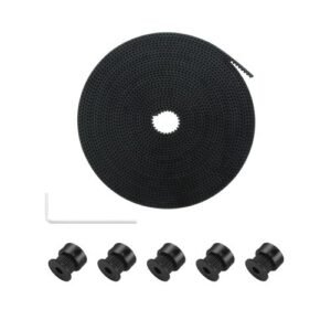 5 Meters GT2 Timing Belt 6mm Width With 5pcs GT2 20 Teeth