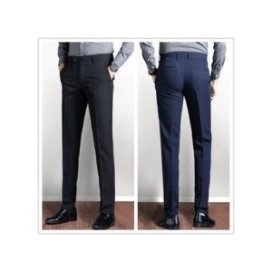 2-In-1 Quality Men's Corporate Plain SUIT Trousers
