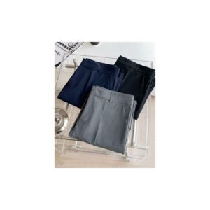 3in1 Quality Suit Trouser For Men-Black, Blue And Ash