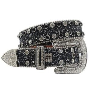 Diamond Belt Wide Buckle Belt For Women Men Vintage Rhinestone Top Quality Strap Female Man For Jeans Bb Belt Simon Belt