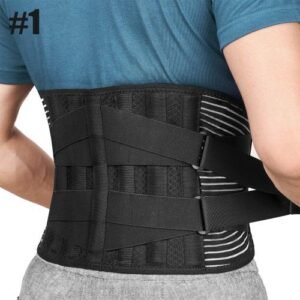 Double Pull Back Lumbar Support Belt Waist Orthopedic Corset Men Women Spine Decompression Waist Trainer Brace Back Pain Relief MAA