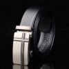 Classy Automaticle Men Leather Buckle Belt - Black