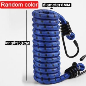 Bicycle Luage Rack Carrier Elastic Band Bicycle Cargo Racks Tied Rubber Ss Rope Band With Hooks MTB