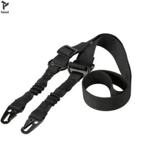 (Black)Totrait  High New Quality Mutli-Function Cross-Border Shoulder Gun Starp 2 Metal Buckle Hunting Accessories MAA