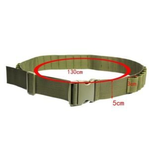 (Green) 12 GA Shot Gun Shell Bandolier Belt Airsoft 29 Rounds Shotshell Hunting Ammo Holder Sh JIN