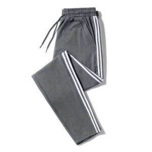 Grey Joggers With Strips