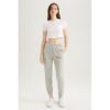 Defacto Woman Young Knitted Trousers - Grey