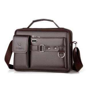 WEIXIER D235 Men PU Leather Shoulder Bag