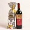 For Christmas 2 PCS Christmas Decoration Bottle Set Wine Bag Christmas Day Atmosphere Layout, Random Pattern Delivery Christmas Decoration Bottle Bag