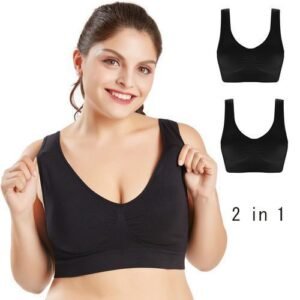2 In 1 Seamless Support Bra Top