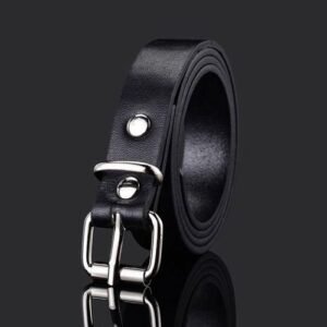 (black)High Quality Children Leather Belts For Boys Girls Kid Casual PU Waist Strap Waistband For Jeans Pants Trousers