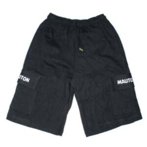 Mauton MEN'S CRESTED COMBAT/CARGO SHORTS- BLACK