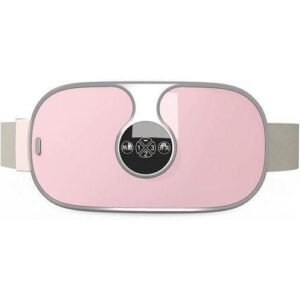 (Pink)Lady Menstrual Heating Pad Warm Palace Belt Relieve Menstrual Pain Hot Compress Massager Uterus Cold Dysmenorrhea