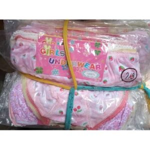 6pcs In A Pack Girls Flower Designs Cotton Panties