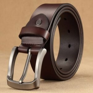Dinisiton Men's Leather Belt Belts For Mens High Quality