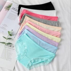 6pcs Ladies Cotton Panties(different Color