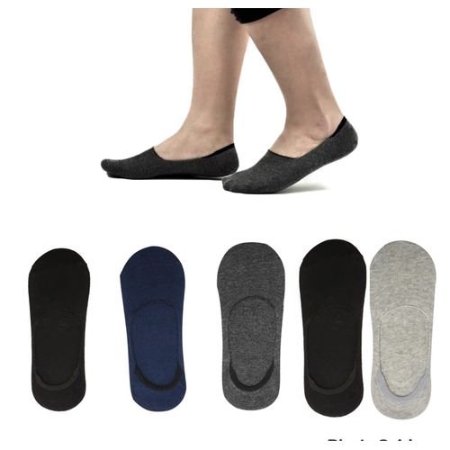 5 Pairs Sneakers Loafers Fashion Short Invisible Socks