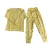 Love MISOU Baby Toddler Pajamas Set Long Sleeve Yellow