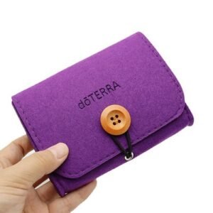Felt Essential Oil Case For DoTERRA Young Living 6 Slots