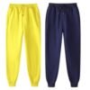 2-in-1 Thick Joggers Pant (Yellow & Navyblue)