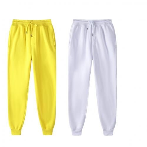 2-in-1 Thick Joggers Pant (Yellow & White)