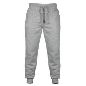 Mens Trousers Casual Trendy Combat Chinos Sport Pants Jogger - Gray