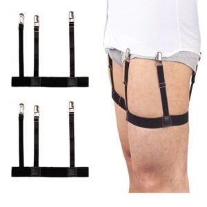 Men's Shirt Stays Holder Gentleman Leg Suspenders