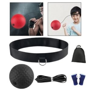 Boxing Ball Headband Set Home Gym  Black
