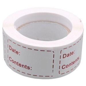 300Pcs Removable Freezer Labels 1 x 3 Inch Food Storage Stickers, Refrigerator Freezer Paper Label Easy Clean