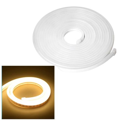 Neon LED Strip Lights Silicone 16.4ft/5M DC 12V For Pub Warm White