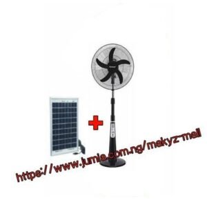 Century Quality 16 Inch Rechargeable Standing Fan  + Solar Panel