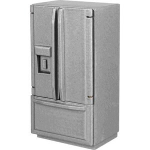 House Decoration Dolly Freezer Refrigerator Wood Furniture Micro Model Playhouse Miniature Landscape Prop