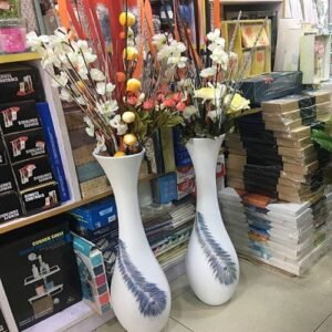 Polished Wood  Flower Vase Large Size