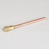 6.35x0.6x90mm Copper Gas Access Valve With Coper Tube For Fridge Freezer