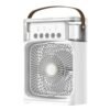 Portable Fan Air Conditioners USB Electric Fan LED Night Light Water Mist Fun 3 In 1 Air Humidifie For Home Car Mini Fan